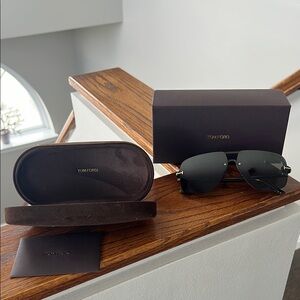 Tom Ford Black Sunglasses with Case